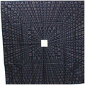 Pre-Owned Bvlgari Mania Silk Scarf Muffler Pattern Black  | Ladies (Good)
