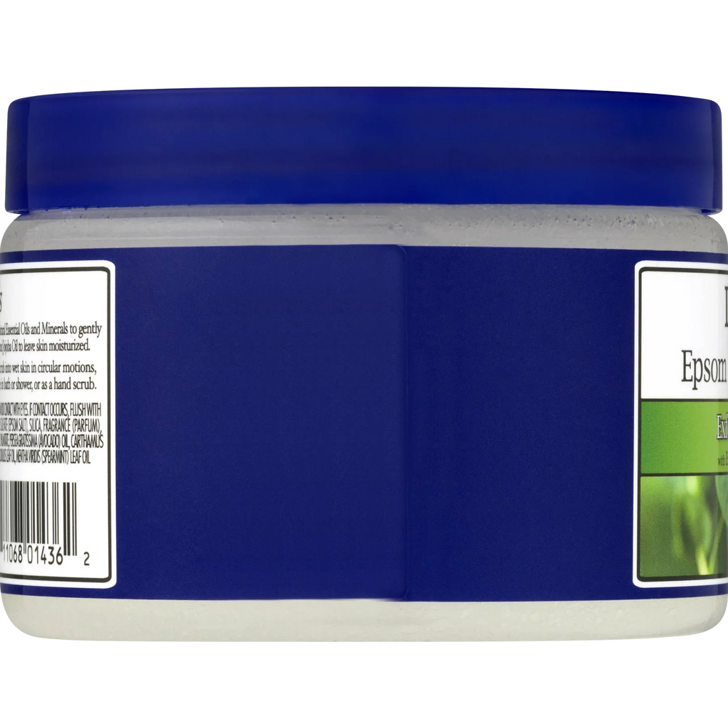 Dr Teal's Exfoliate & Renew Eucalyptus & Spearmint Epsom Salt Body Scrub, 16 oz (Pack of 6)