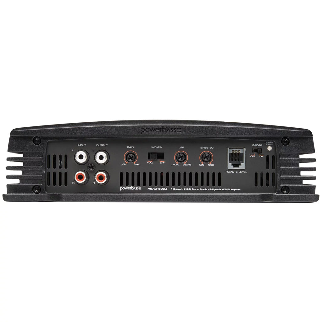 Powerbass  ASA3 600.1 Car Amplifier, 1200 W , 1 Channel, Class