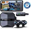 Vantrue F1 Motorcycle 4K Dashcam (4K + 1080P)  | WiFi | Parking Mode (No  Card)