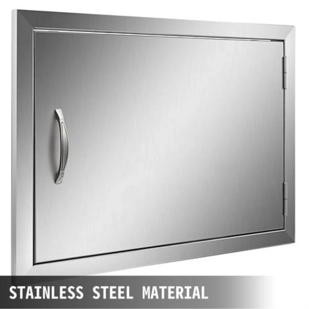 17"hx24"w Bbq Access Island Single Door Horizontal Doors Stainless Steel Outdoor