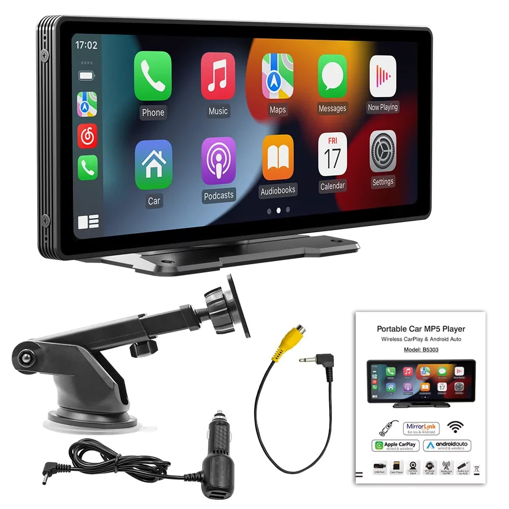 10.26 inch Dash Cam Rear View Camera  Color Screen Carplay And Android Smart Player in Car    Mirror Monitor