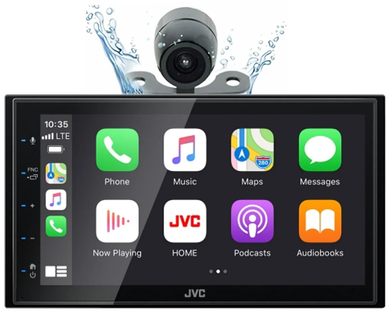 '-M180BT 2  6.75" Media Player  Mirroring For Android Bluetooth + Backup Camera
