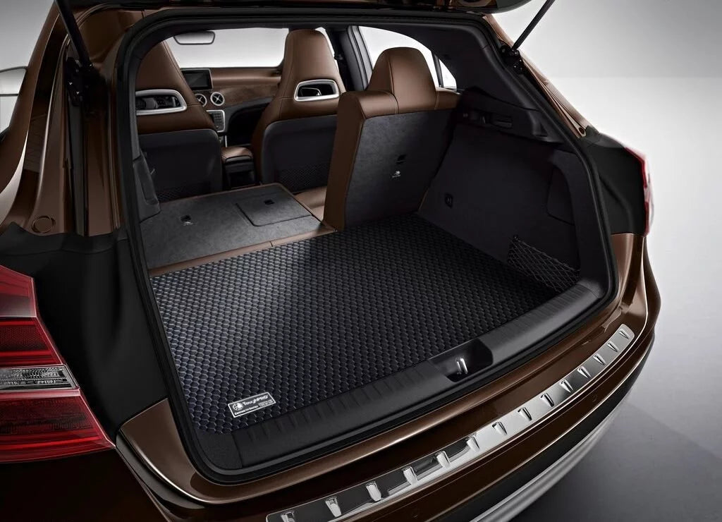 ToughPRO - Trunk Mat Compatible with  Focus - All Weather Heavy Duty (Made in ) - Black Rubber - 2012
