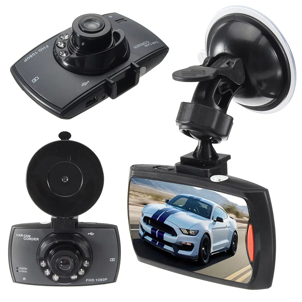 1080P Dual Lens  Dash Cam Video Recorder  Night Vision 6  Camera
