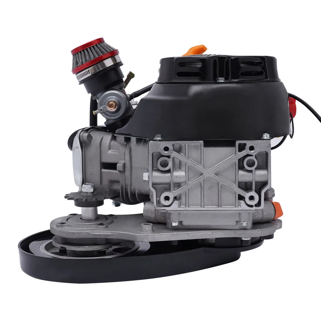 100cc 4 Stroke Bicycle Motor Kit Motorized Bicycle Engine Kit Single Cylinder Petrol Gas Motor Engine Kit, 44 Tooth Chain -156F