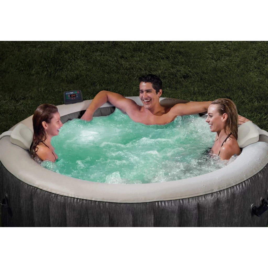 Intex PureSpa Plus Inflatable Bubble Jet Spa & Replacement Filters (8 Pack)
