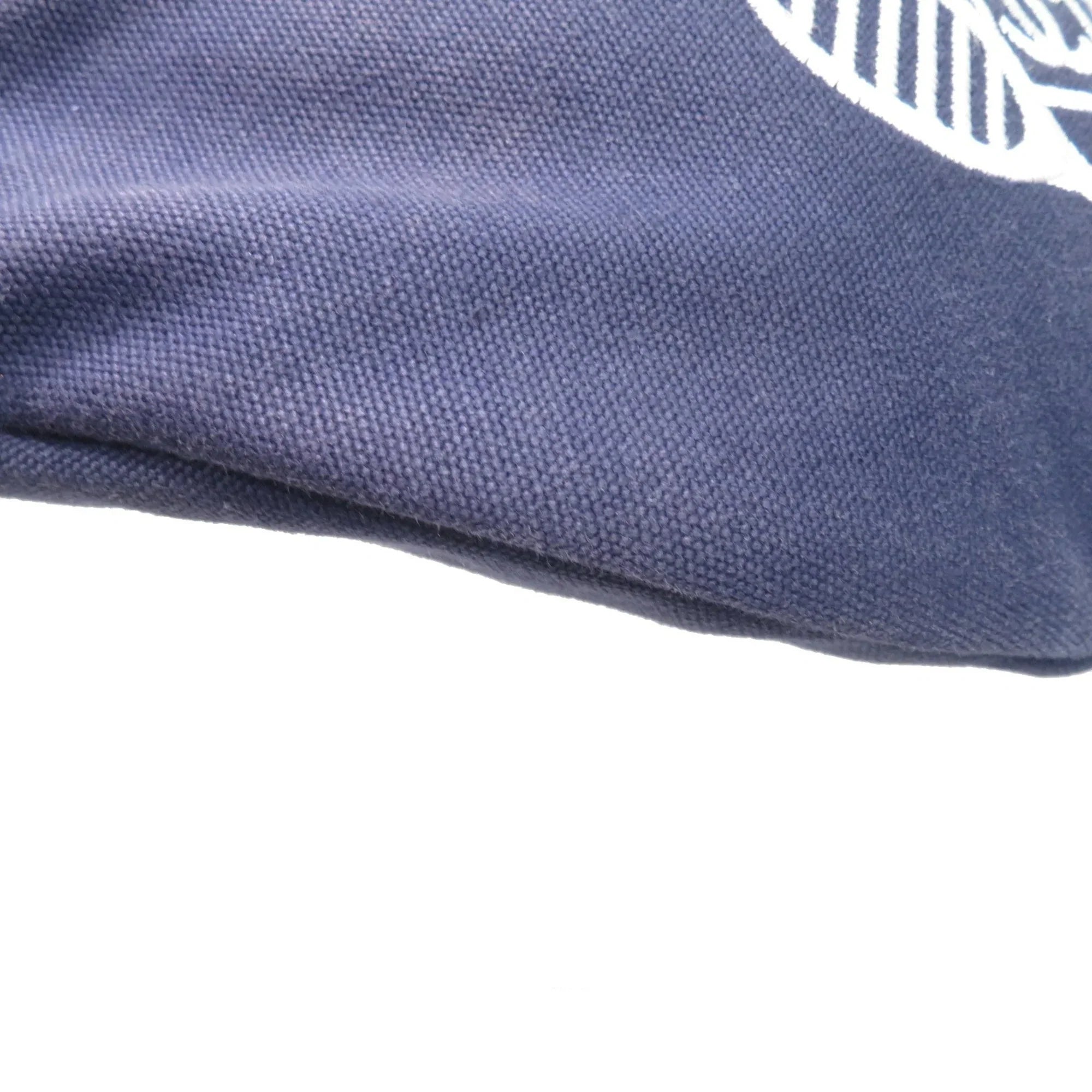 Pre-Owned  Sportsline Waist Bag Body Navy/White Canvas Women's Men's (Good)