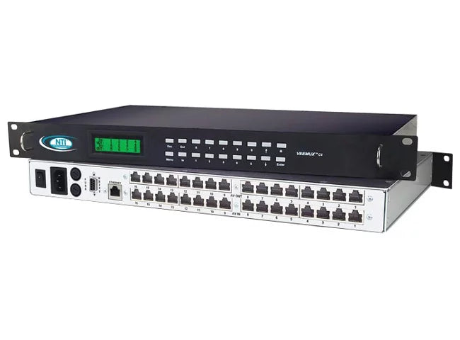 '-8X8-C5AV- - Monitor/audio switch - managed - rack-mountable