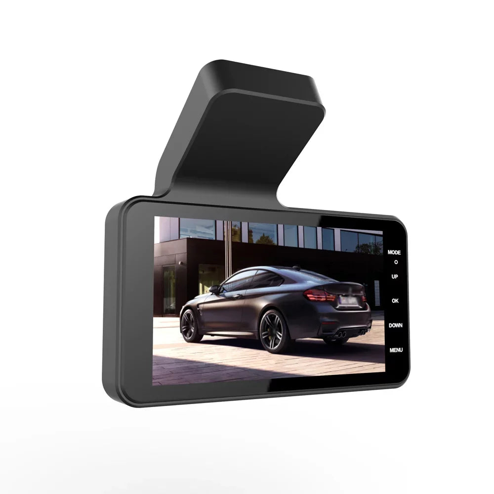 Eccomum 1080P  Dash Camera 4 Inch Car Dashcam Driving Recorder 170° Wide Angle with Touchscreen Support Night-Vision Loop Recording Motion Detection Reversing Picture