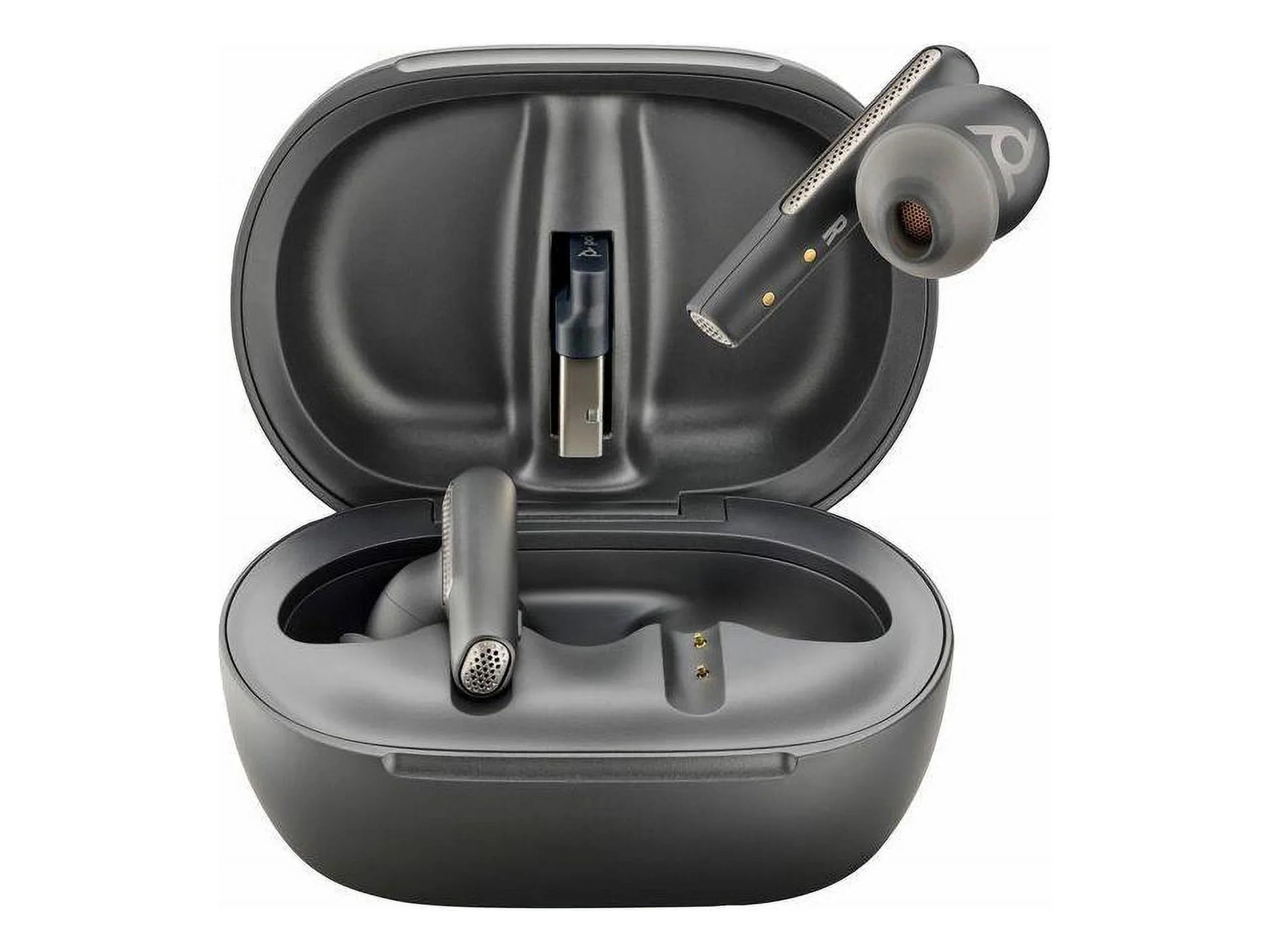 Poly Voyager Free 60+  Earset - Stereo - True Wireless - Bluetooth - 98.4 ft - 20 Hz - 20 kHz - Earbud - Binaural - In-ear - Carbon Black