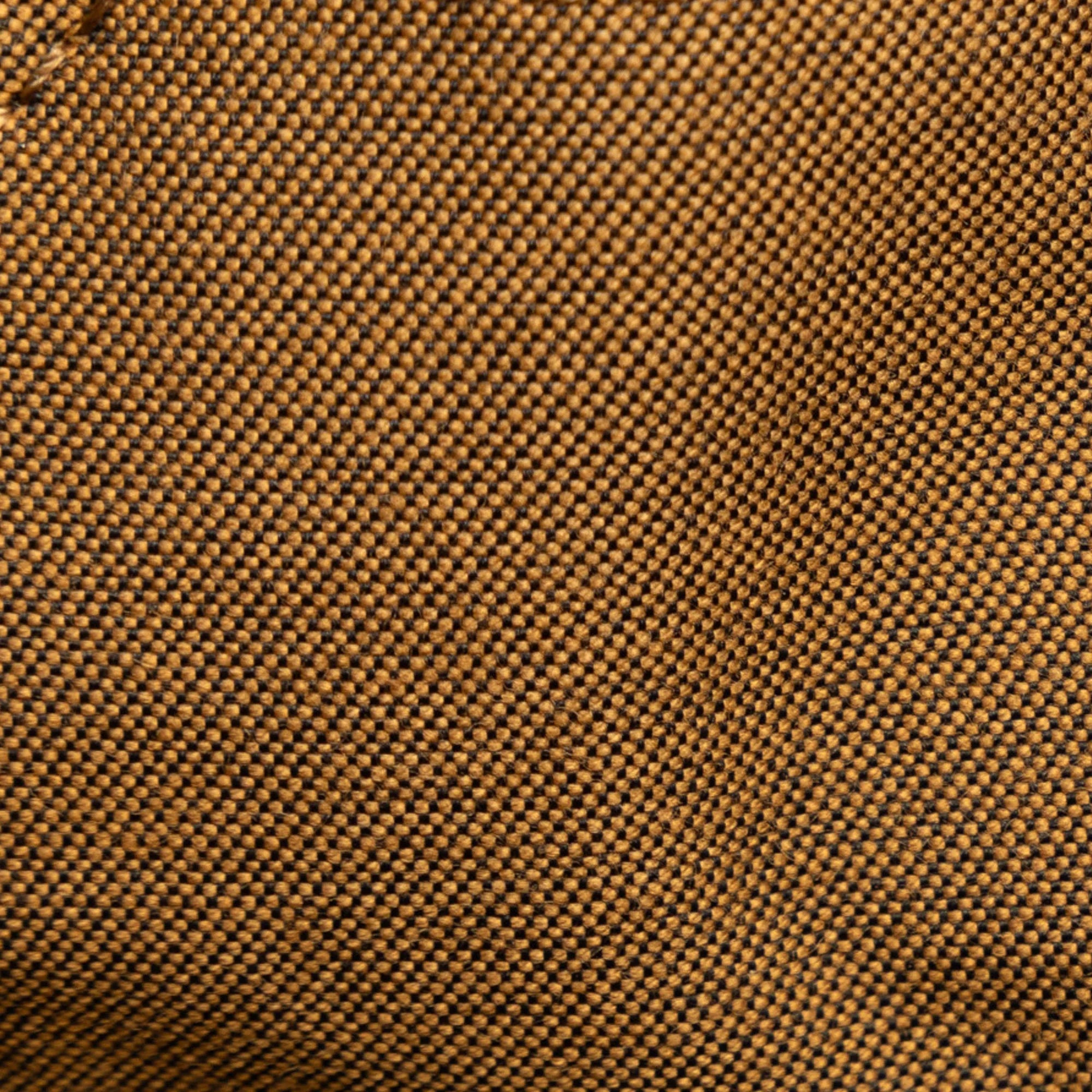 Pre-Owned Authenticated Fendi Zucchino Braided Roll Tote Canvas Fabric Green Tote Bag Unisex (Good)