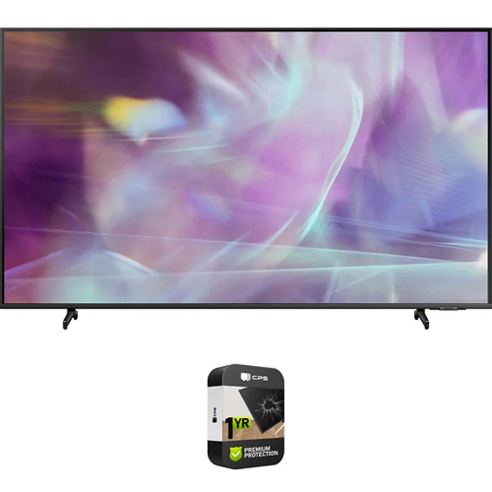 Restored Samsung QN50Q60AAFXZA 50 Inch  4K  Smart  2021 Bundle with Premium 1 Year Extended Protection Plan (Refurbished)