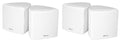 4 Rockville Cube 70v White 3.5" Commercial Swivel Wall Mount Restaurant Speakers