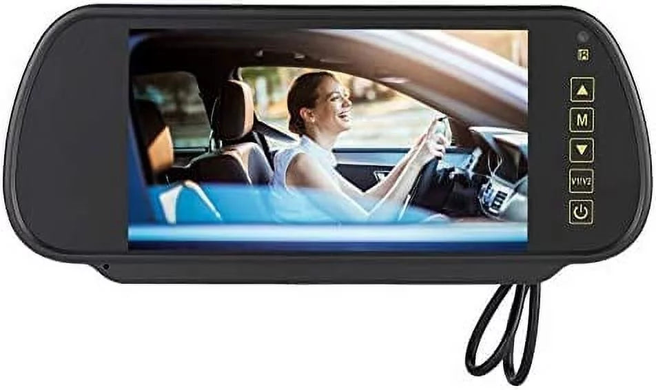 Bileeko 7 Inch Digital  Car Monitor Screen for Parking Backup Camera with Bracket, Vehicle Rear View External Car Rearview Mirror, Car  Display