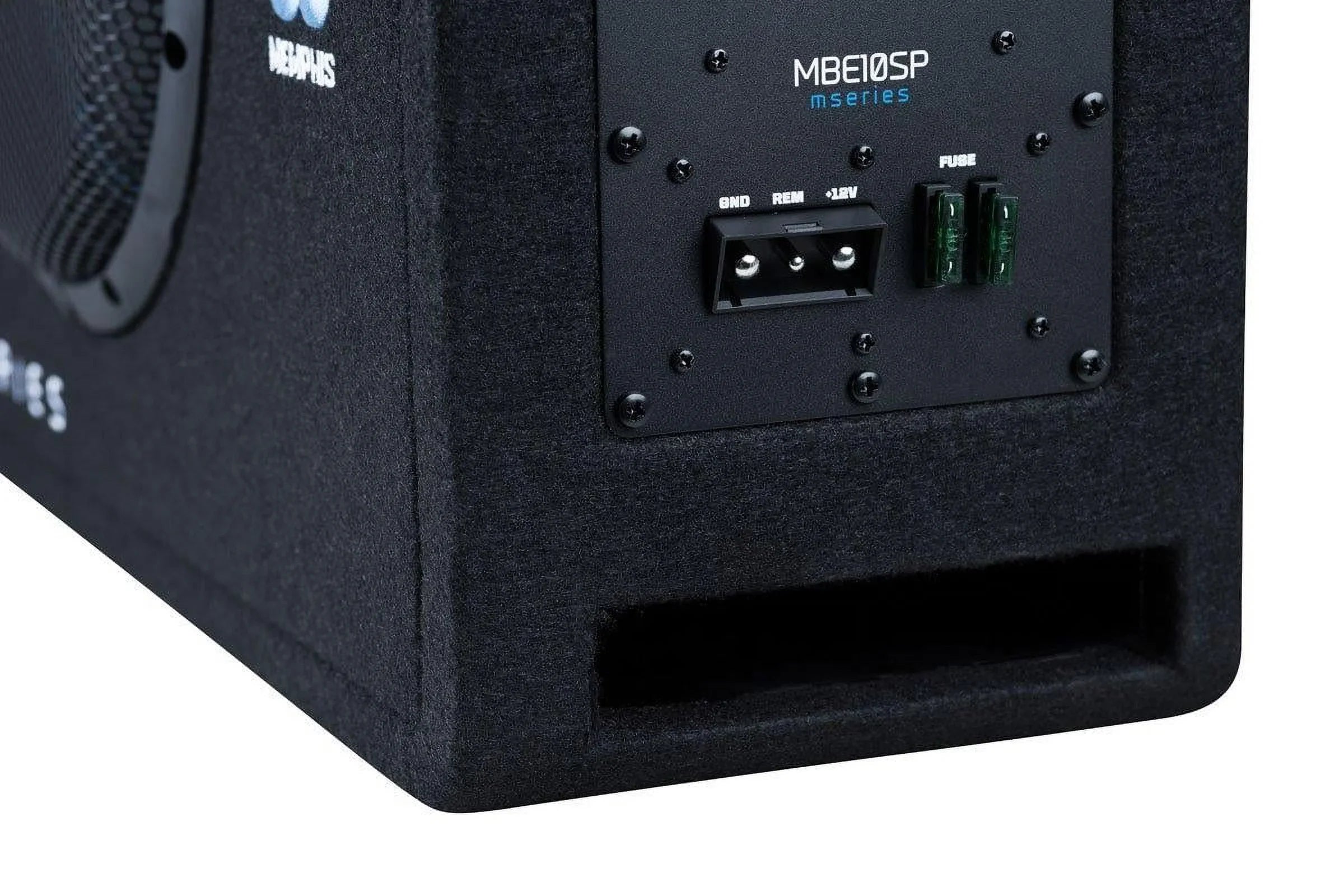 Memphis Audio MBE10SP 10 Inch 500W Amplified Subwoofer Single Bass System 2 Ohm