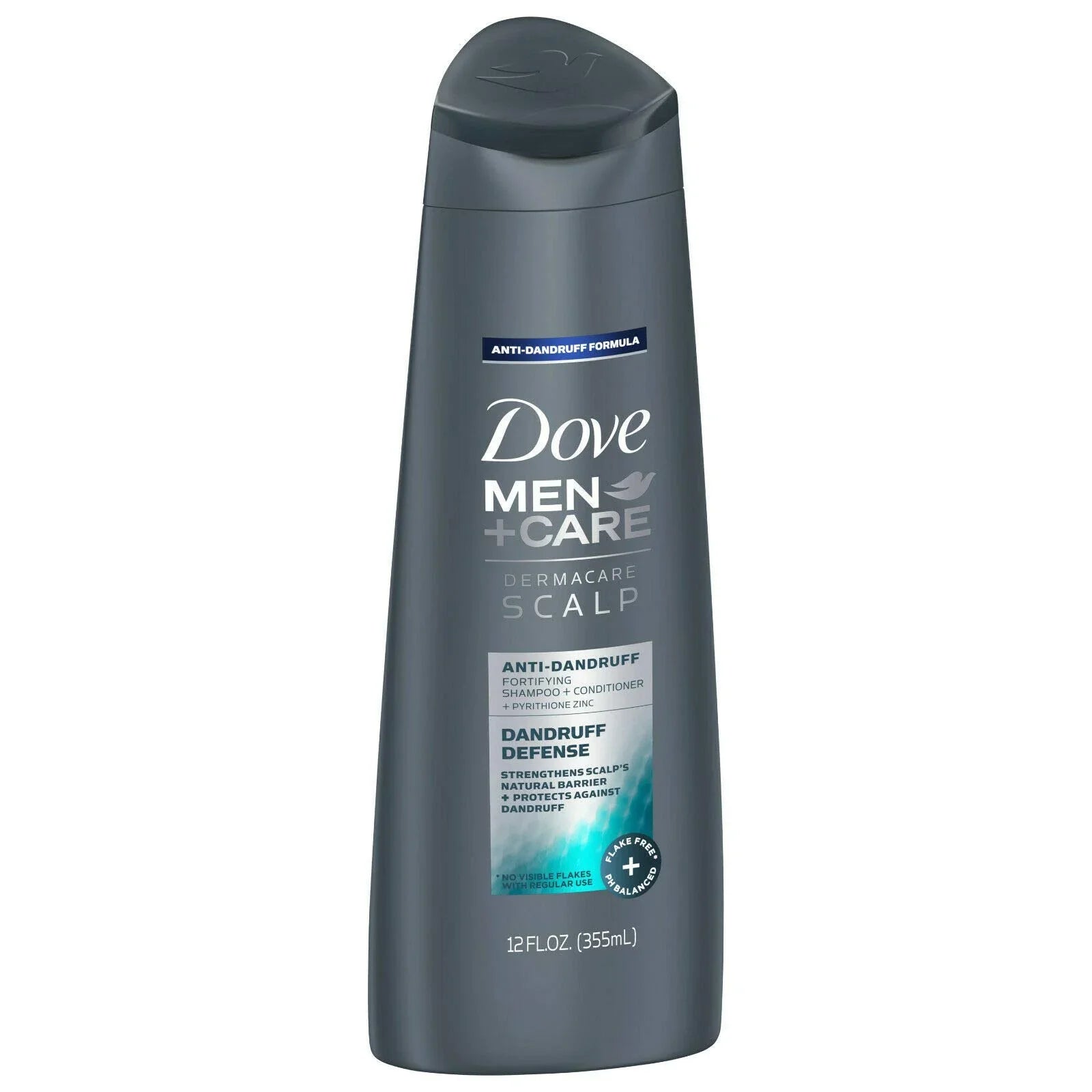 Dove Men+Care Dermacare Scalp 2 In 1 Shampoo & Conditioner Dandruff Defense 12 Oz