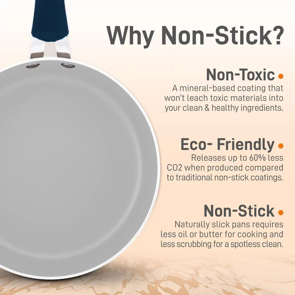NutriChef 1.5 Quart Sauce Pot with Lid - Long Lasting Non-Stick High-Qualified Kitchen Cookware