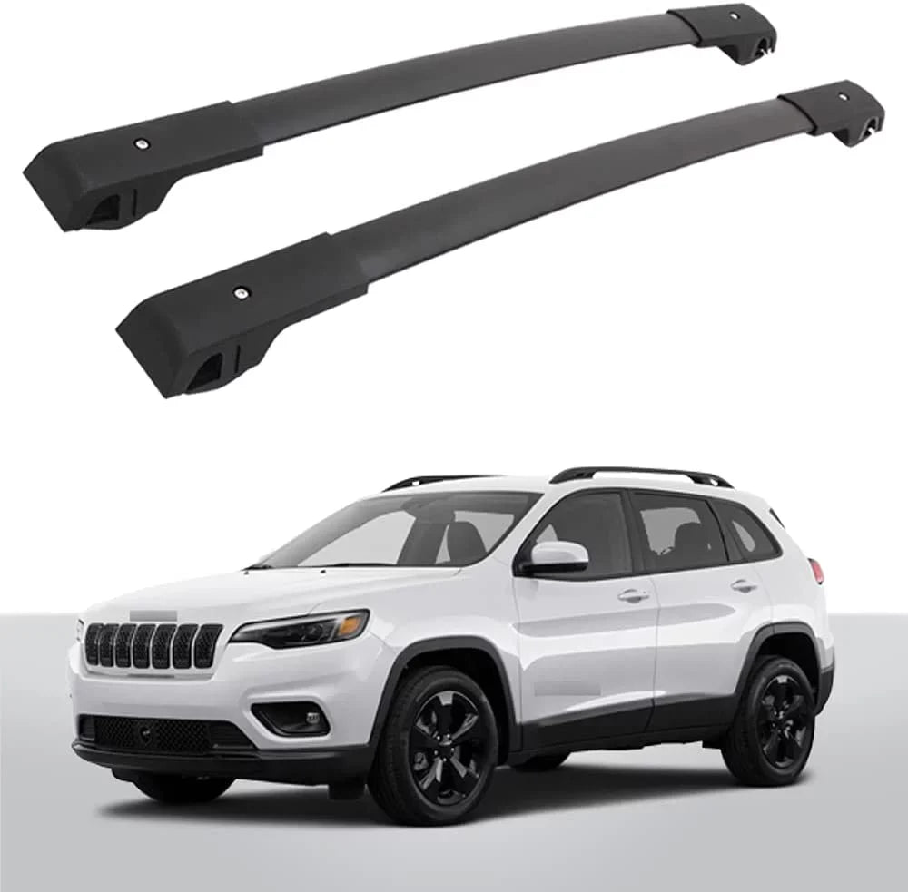 Cross Bars Roof Rack Fit for Jeep Cherokee 2014 - 2023 Luggage Rack Crossbar Cargo Carrier with Side Rails