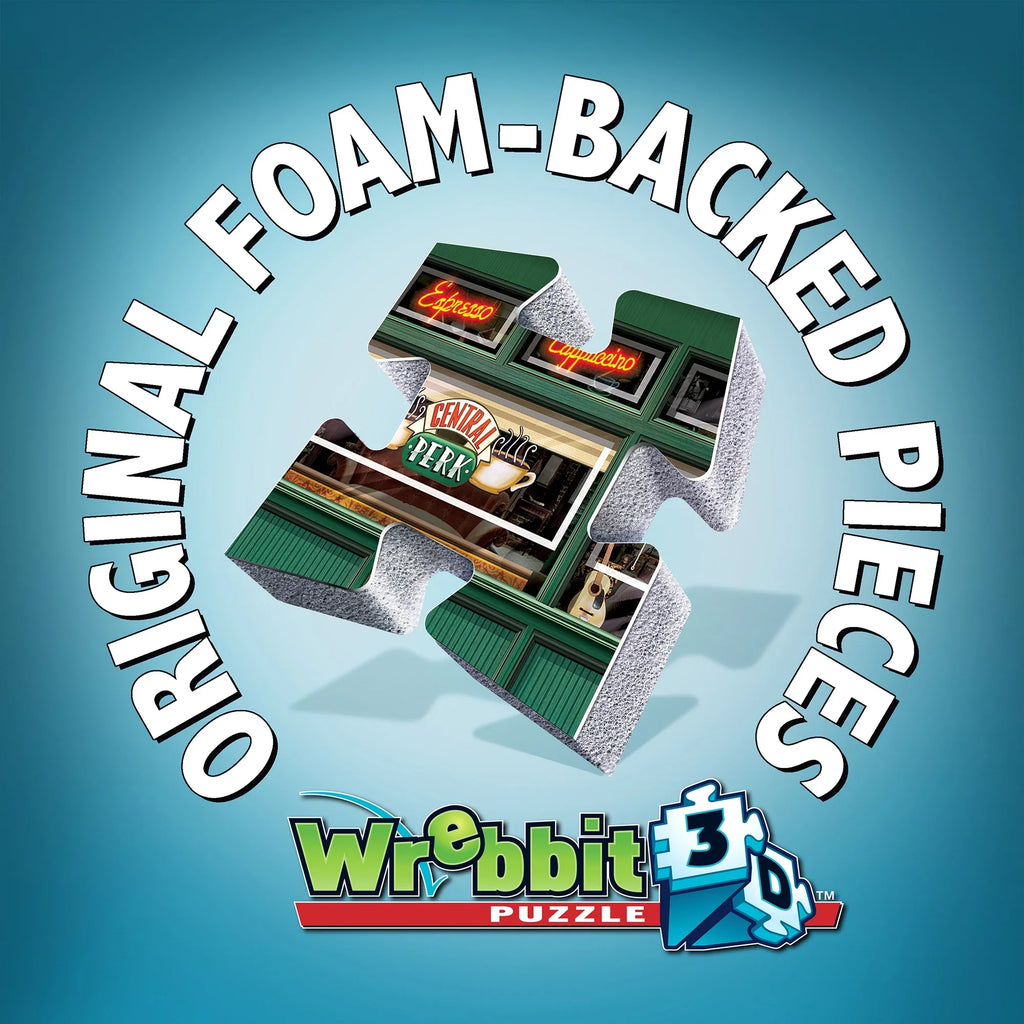 Wrebbit 3D - Friends  Series Central Perk Coffee Shop 440-Piece 3D Jigsaw Puzzle