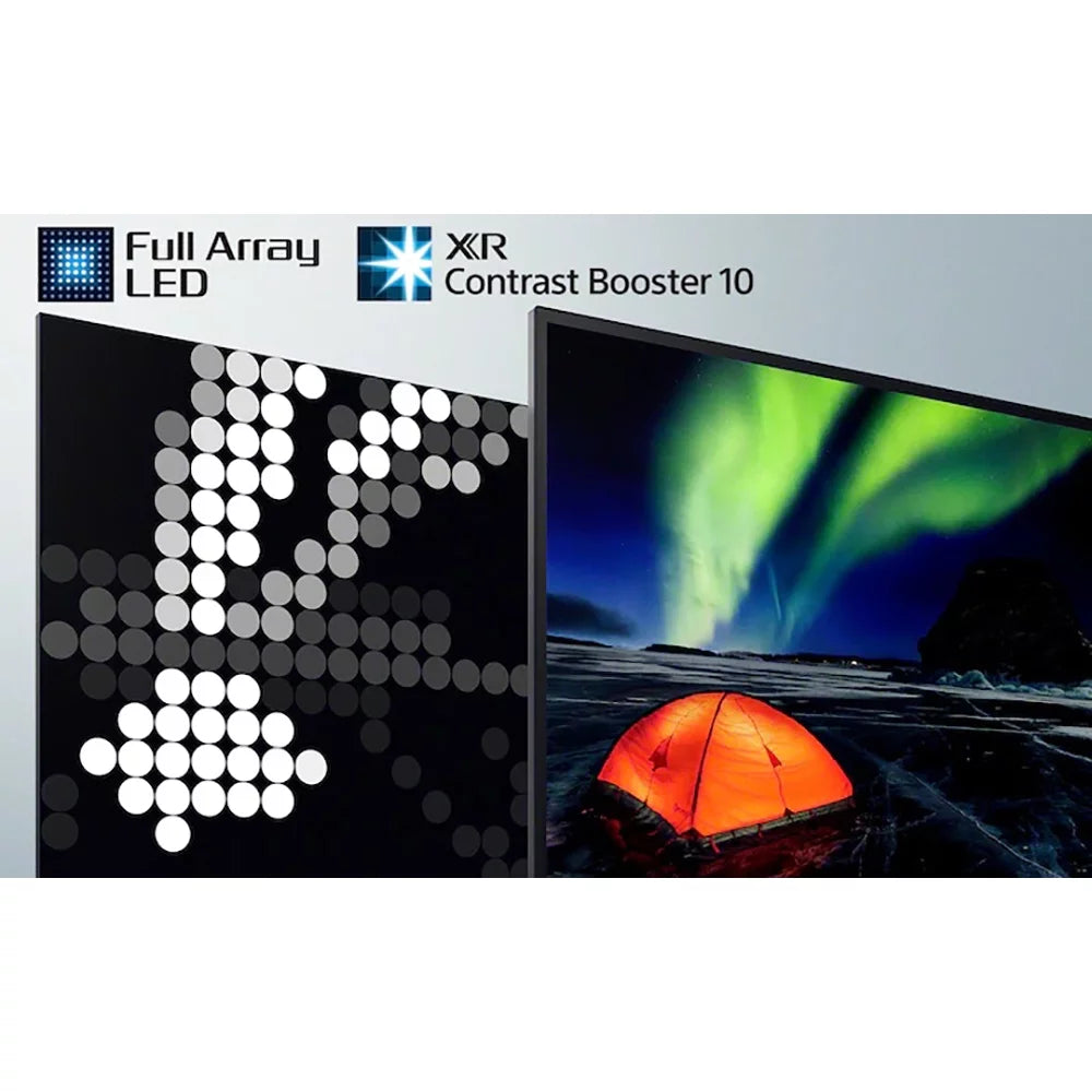 Sony XR85X95J 85" X95J 4K Ultra  Full Array  Smart  (2021 Model) with Deco Gear Soundbar and Subwoofer Bundle Plus Complete Mounting and Streaming Kit for X80J Series (KD75X80J)