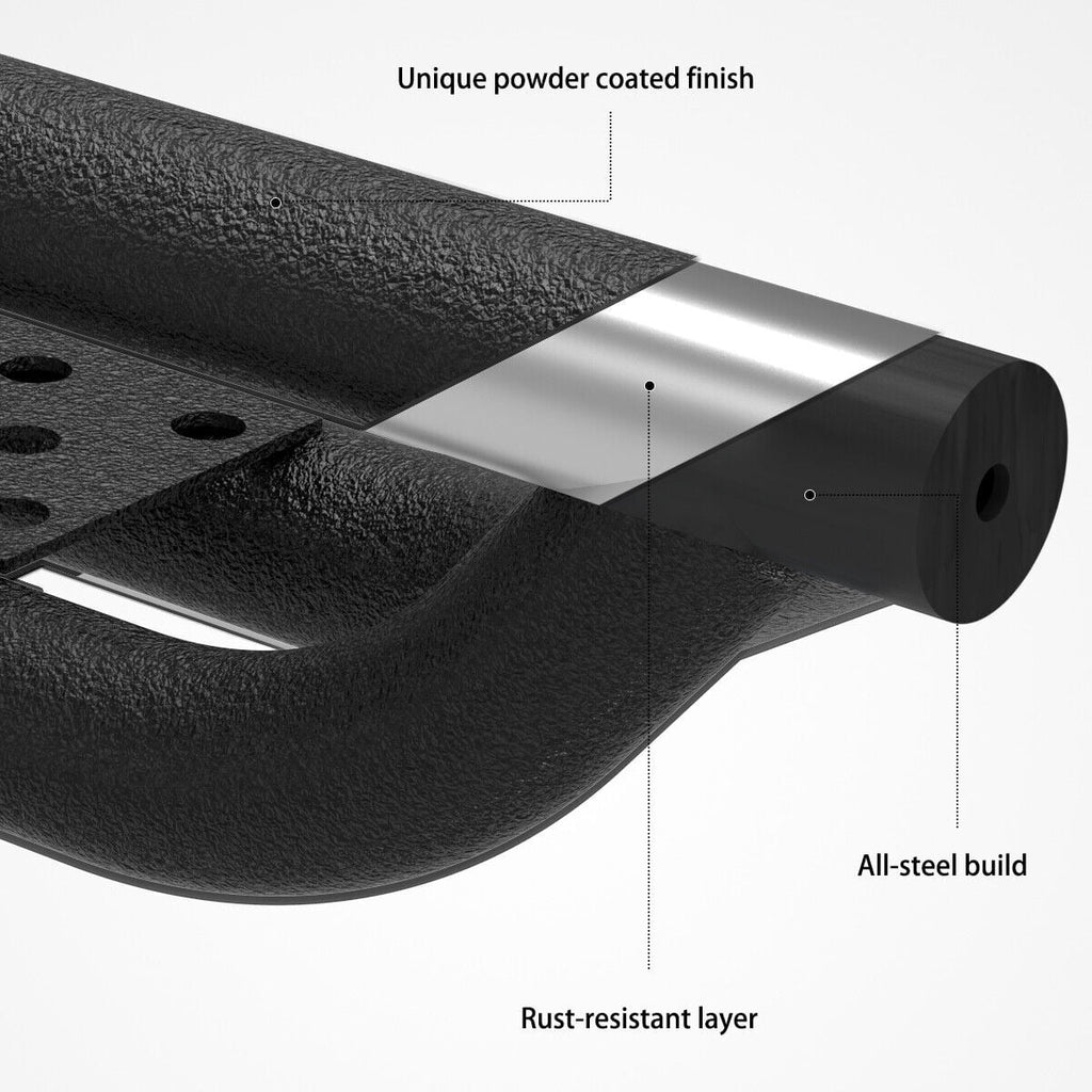 Ledkingdomus Running Boards for 2019-2023 Ram 1500 Classic 2009-2018 Dodge Ram 1500 Crew Cab Bars