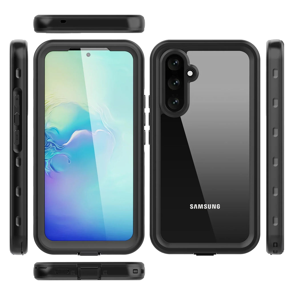 Rugged Waterproof Case for Samsung Galaxy A54 5G,IP68 Underwater Built-in Screen Protector Full-Body Protection Shockproof Dustproof Waterproof Scratch-Resistant Case for Samsung A54 5G