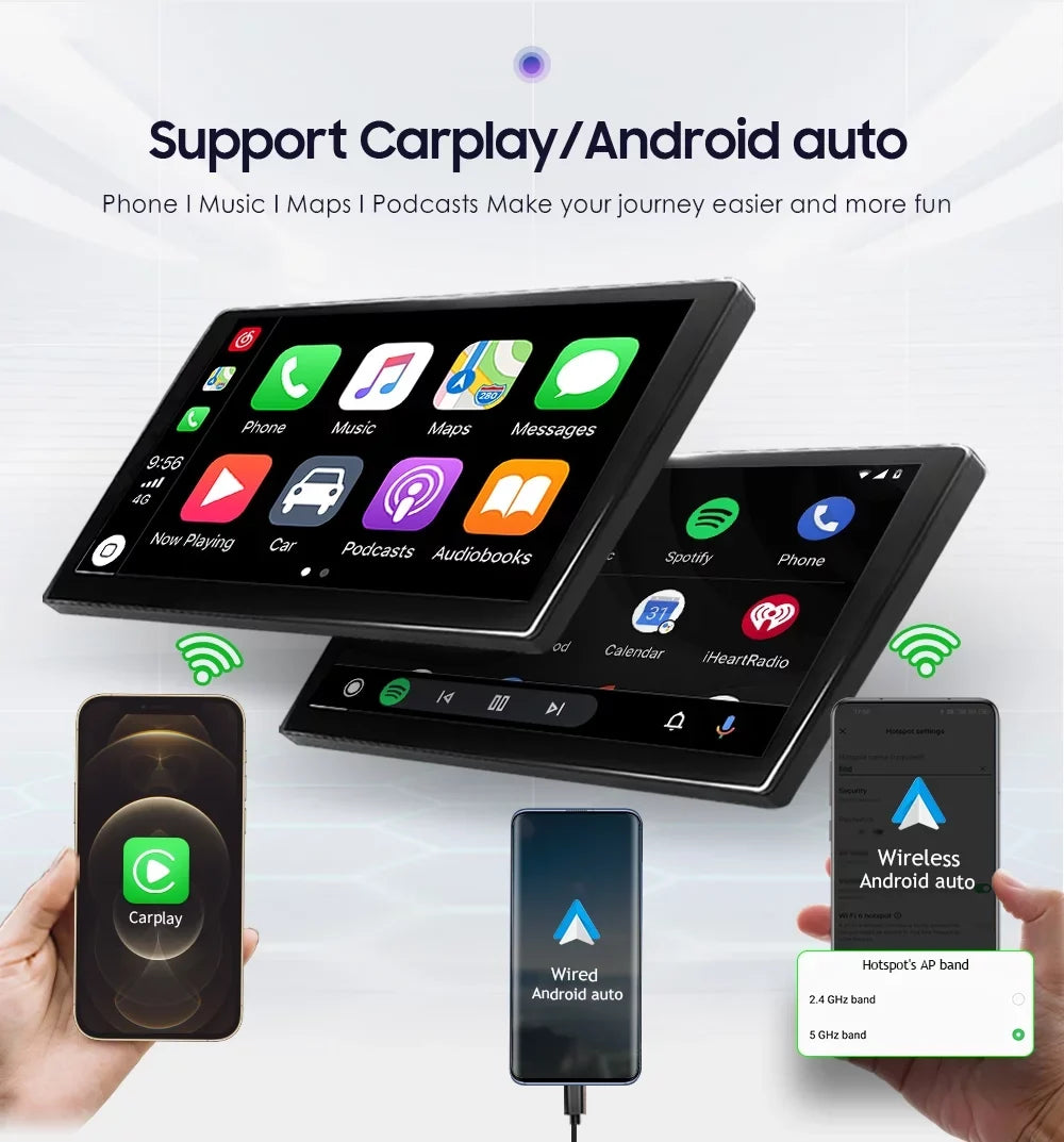 10.1" Android 12  Navigation 2+32GB Car Stereo Radio Head Unit Carplay For Mitsubishi Lancer 2007-2012