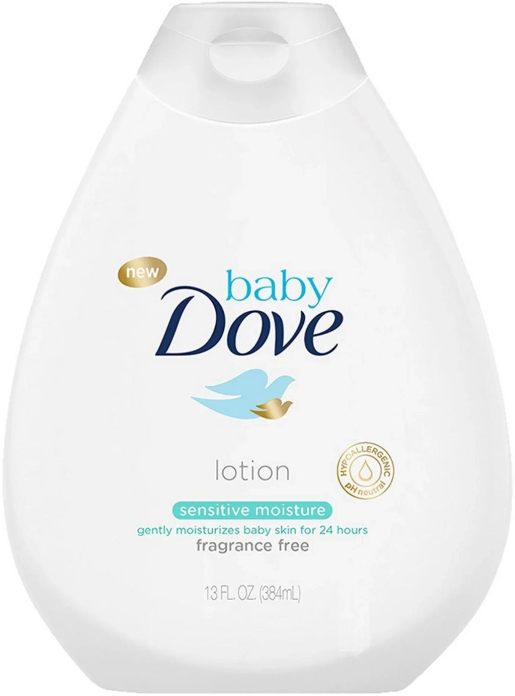 Baby Dove Fragrance Free Lotion, Sensitive Moisture 13 oz, 3 count