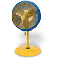 Global Industrial Fan Shroud Air Filter,  6, 24"W x 24"H x 6"D, Lot of 12