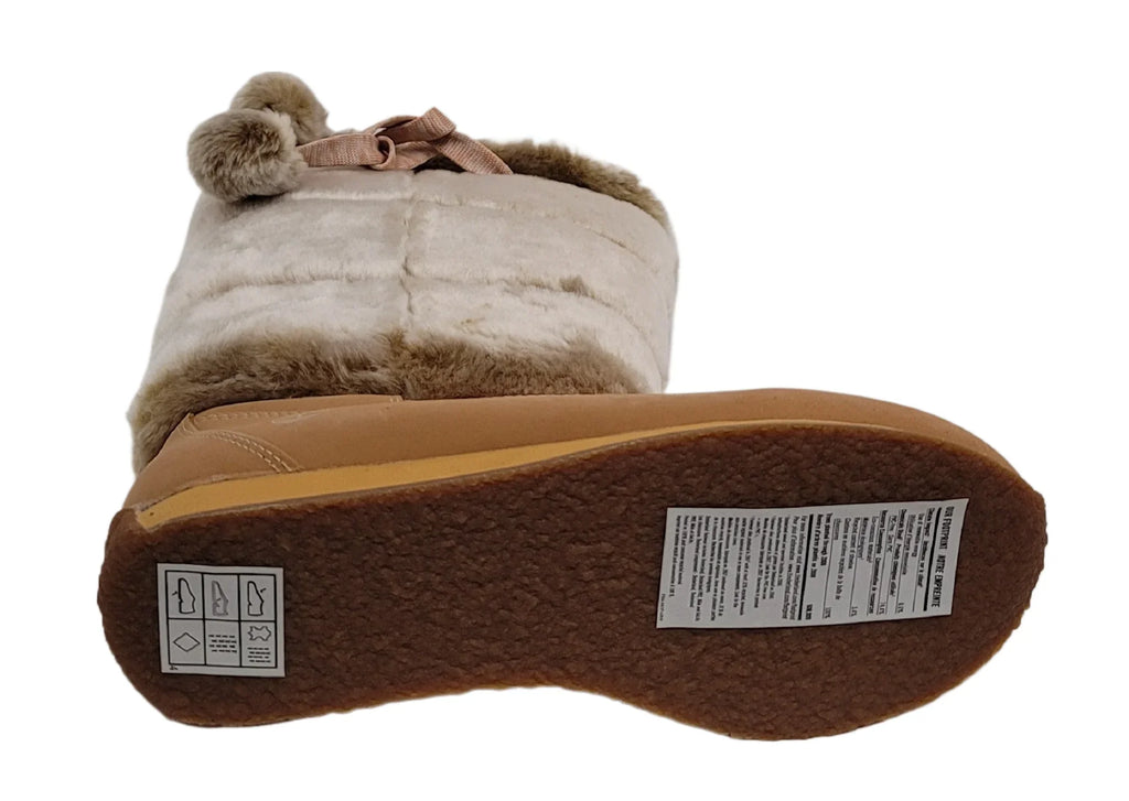 Timberland Junior Big Kid Winterberry Tall Fur Medium Boot Wheat 59996 size 6