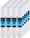 SpiroPure -CW100-20 20x2.5 100 Micron String-Wound Polypropylene Sediment Water Filter Cartridge -25-20100 (Case of 20)