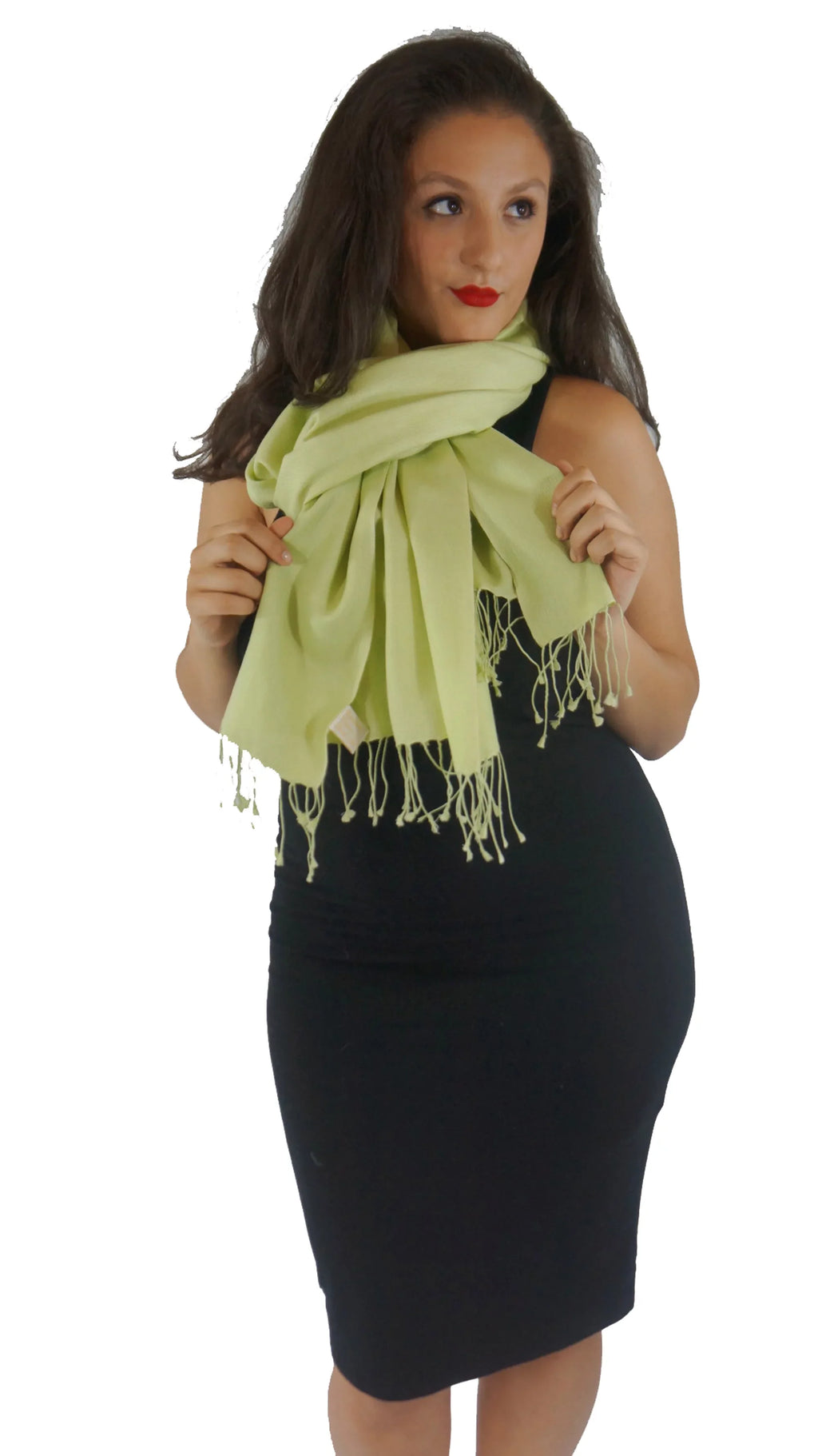 Shawl/Shawls/Scarf/Scarves/Wrap/Stole/Muffler/Cape/Ruana/Blanket/Throw/Pashmina Shawl/Cashmere Scarf/Wool/Silk (Honey Dew Green Regular Shawl)