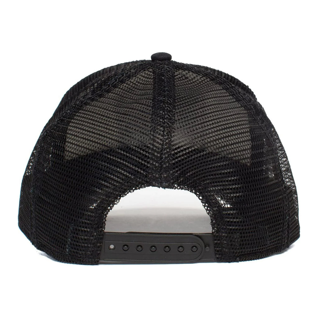 Goorin Bros. The Farm Unisex Original Adjustable Snapback Trucker Hat, Black (White Tiger), One Size