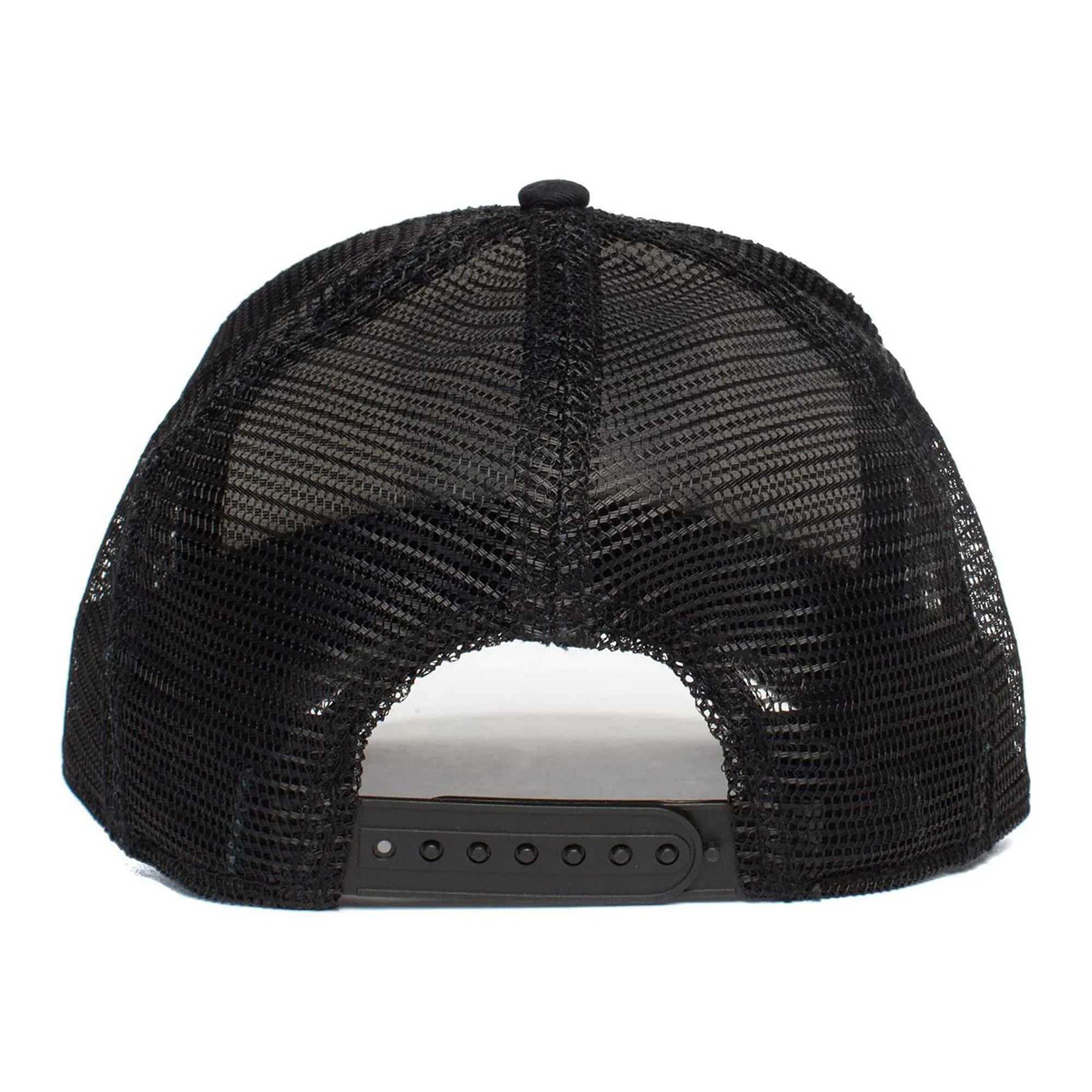 Goorin Bros. The Farm Unisex Original Adjustable Snapback Trucker Hat, Black (White Tiger), One Size