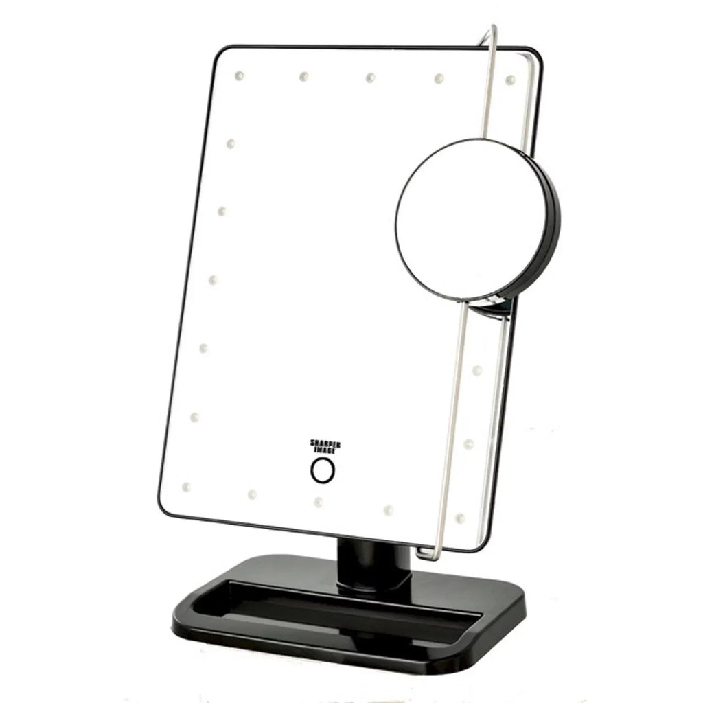 ($50 Value) Sharper Image Cordless  Vanity Mirror and Charging Station 8-Inch by 11-Inch JS911B