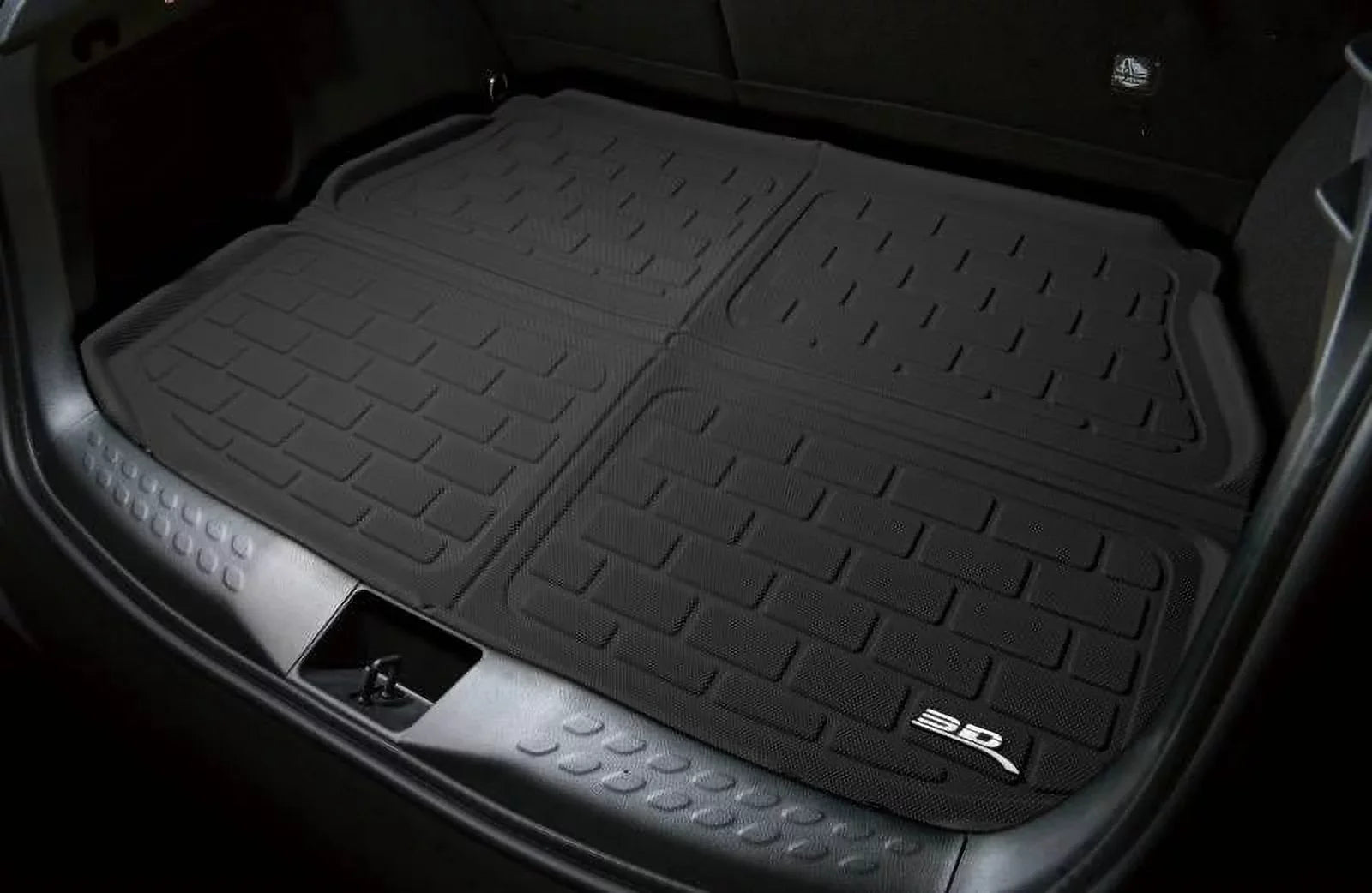 3D MAXpider 2017-2024 Fits Mazda -5 Black Kagu Carbon Fiber Embossed Pattern Cargo Liner M1MZ0581309