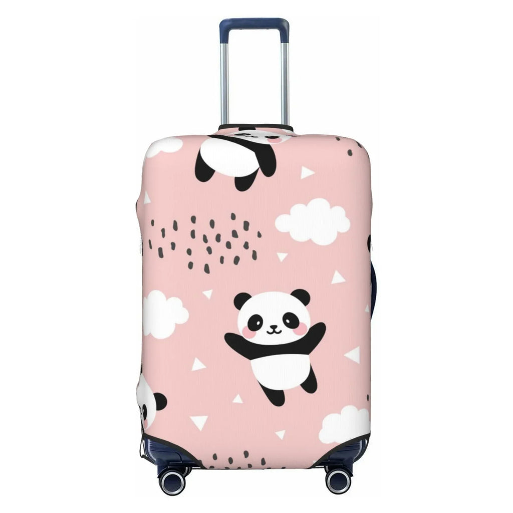 Bingfone Panda Flying In The Sky Between Clouds And Star Luggage Cover Washable Suitcase Cover Protector Anti-Scratch Suitcase Cover Fits 18-32 Inch Luggage