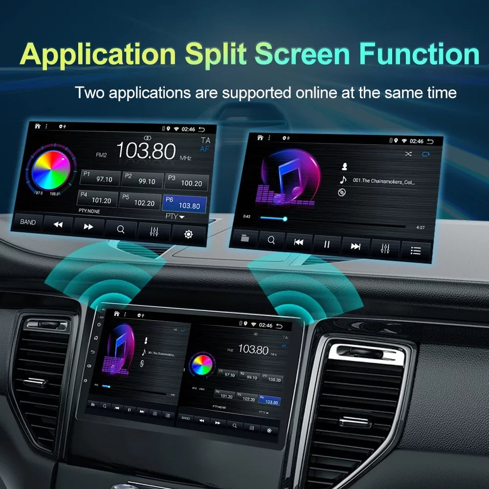 10.1 Inch Car Audio for Toyota Tundra 2007-2013, Sequoia 2008-2017, Android 13  Navigation with Bluetooth 5.0   Radio  Carplay 4GB 64GB