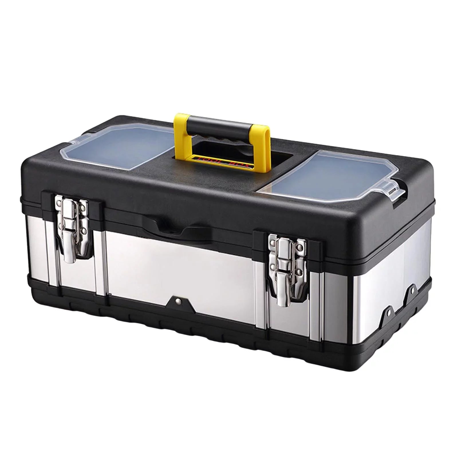 Toolbox Repair Tools Storage Case Lockable Carry Case for Car Trunks Plumber 17inch