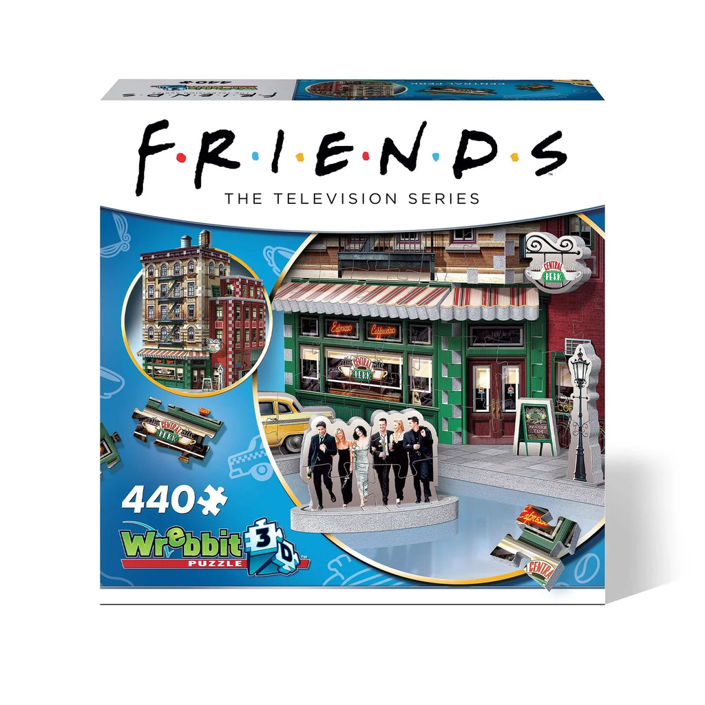 Wrebbit 3D - Friends  Series Central Perk Coffee Shop 440-Piece 3D Jigsaw Puzzle