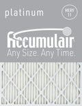Accumulair Platinum 20x25x6  11 Air Filters (6 Pack)