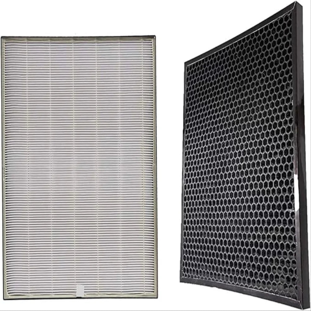 LifeSupplyUSA 17"  Air Filter  17 Replacement with  Carbon Gas Trap for  Purifier