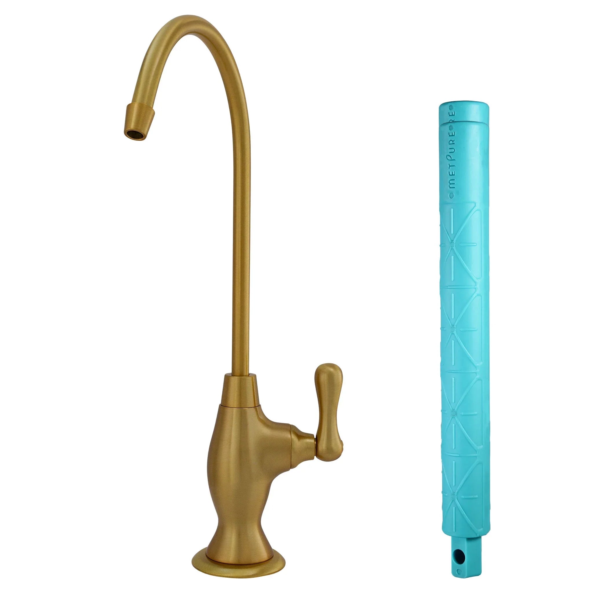 Metpure Water Filtration Faucet Classic Bronze Vase Style Non Air Gap Reverse Osmosis Drinking Water Dispenser With Faucet Wrench