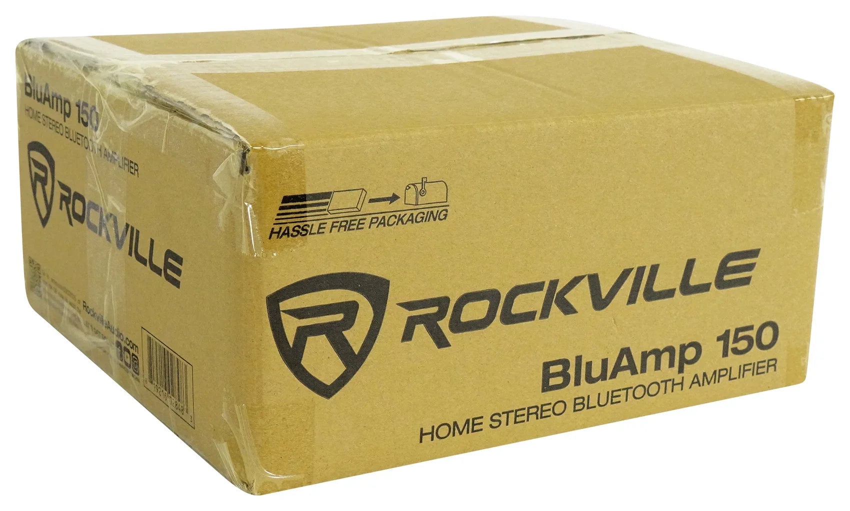 Rockville  150 Amplifier w/ Bluetooth+(4) 6.5" Bookshelf Speakers+Stands