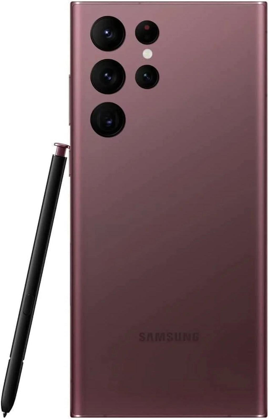 Restored Samsung Galaxy S22 Ultra 5G S908U (Fully Unlocked) 256GB Burgundy (Refurbished)
