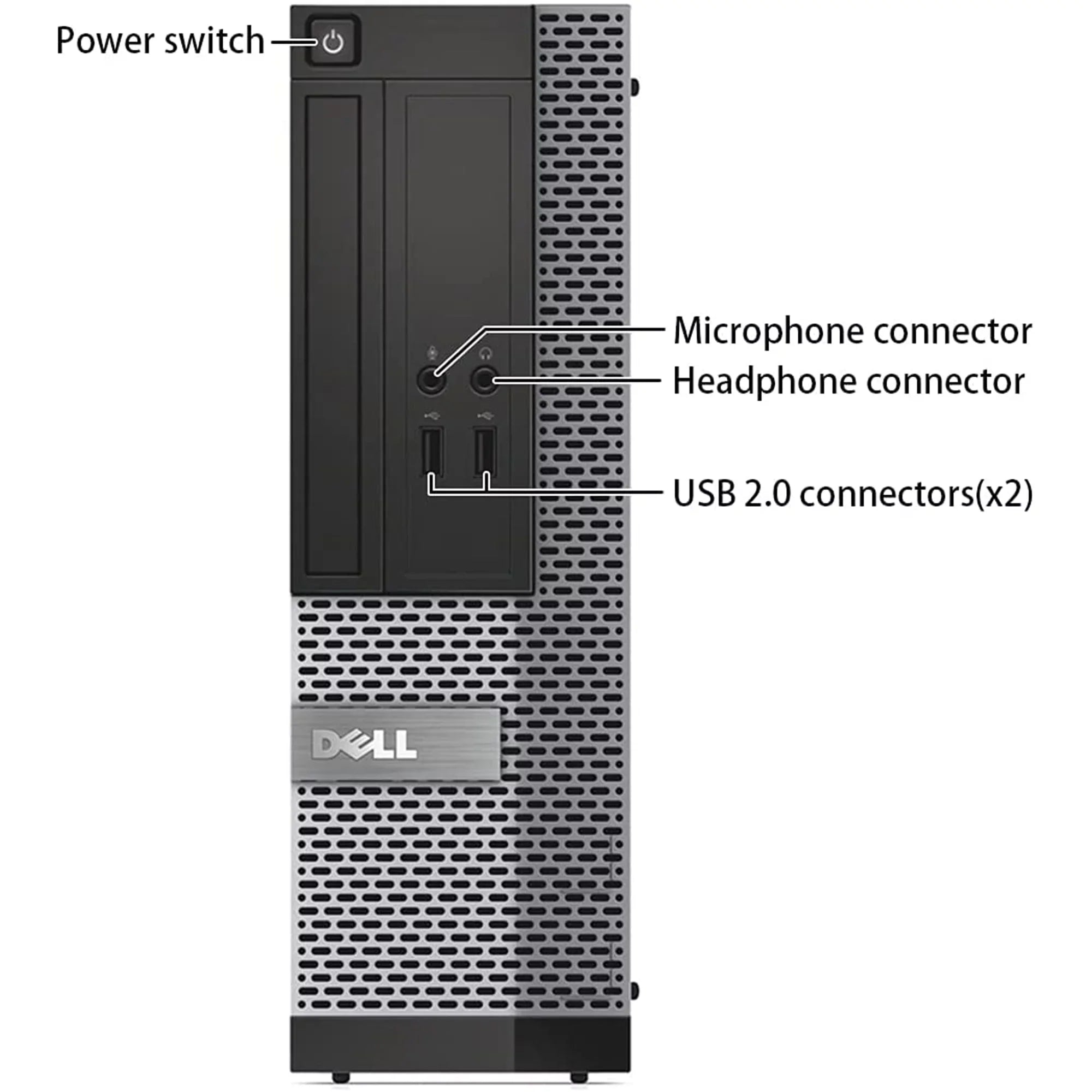 Dell OptiPlex 9010 Desktop Computer , 3.20 GHz Intel i5 Quad Core Gen 3, 16GB DDR3 , 512SSD  Hard Drive, Windows 11 Professional 64bit (Monitor Not Included) - Used