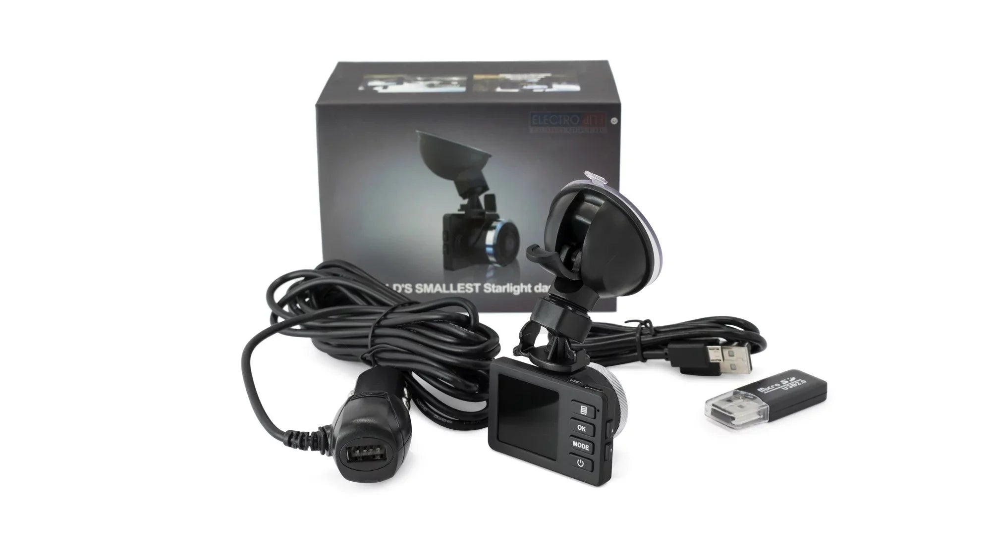 Car Security Camera w/ Laser Guide for Recording Accuracy
