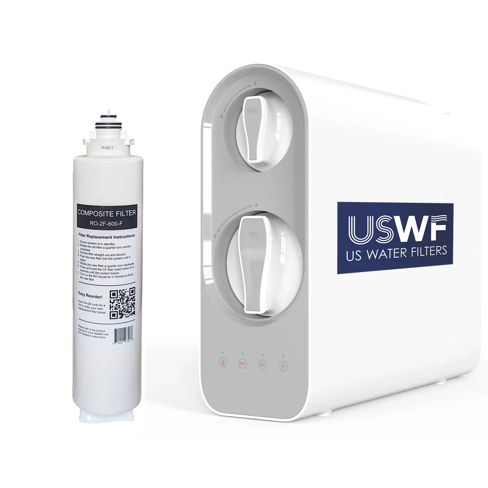 '-2F-600-F  Filter Replacement for --2F-600 Tankless  system, 1-Year Filter Life
