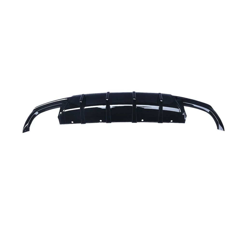 Rear Diffuser for 2015-2022 Chrysler 300  Back Lip Gloss Black Square Exhaust
